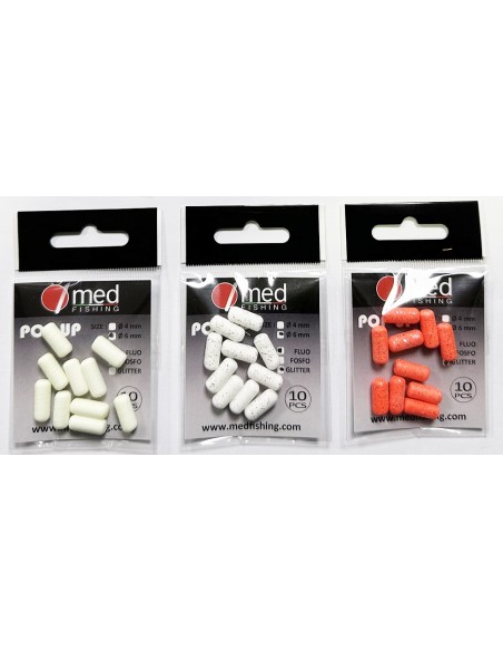 Pop-up 13 x 6mm Med Fishing (x10)