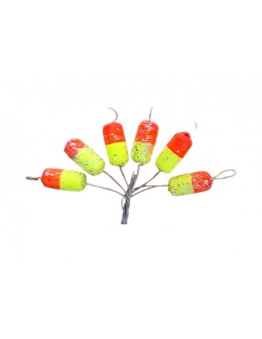 Float stick 4.7 x 10mm bicolore Med Fishing (x12)