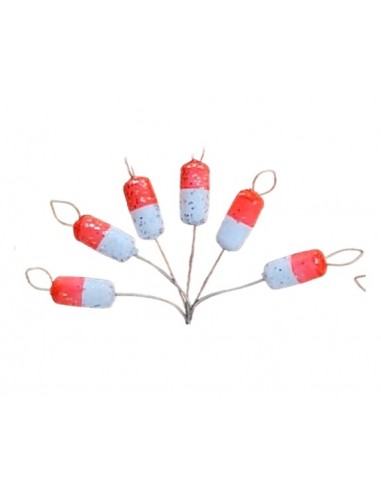 Float stick 4.7 x 10mm bicolore Med Fishing (x12)