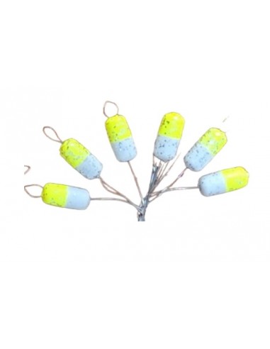 Float stick 4.7 x 10mm bicolore Med Fishing (x12)