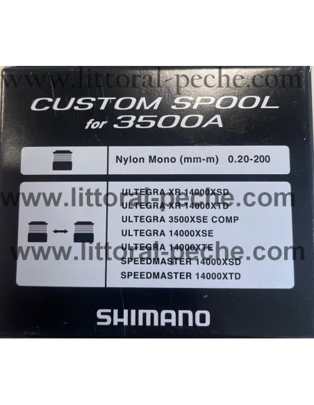 Bobine Custom Spool 3500A pour ULTEGRA XSE ou SPEEDMASTER XSC Shimano