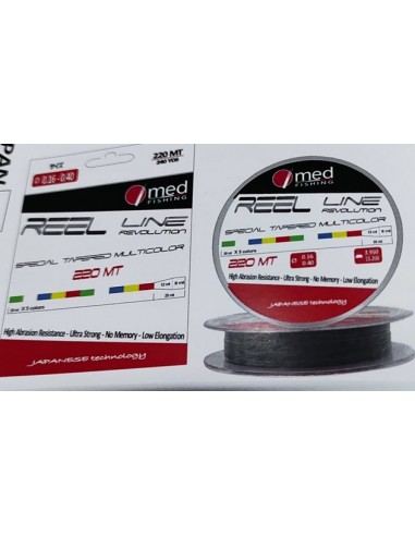 Nylon conique Reel Line Revolution Multicolor...