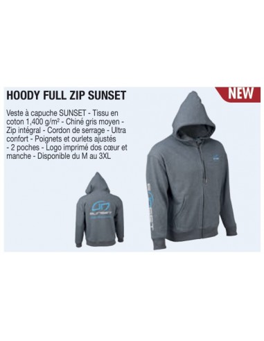 Pull Hoody Full Zip Sunset