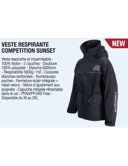 Veste Respirante Compétition Sunset