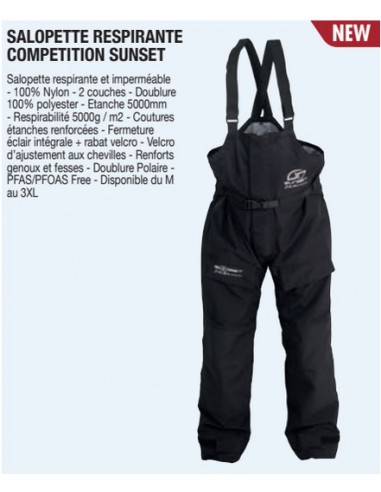 Salopette Respirante Compétition Sunset