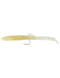 Leurre Raglou 120mm de pêche au bar Or pailleté Champagne...