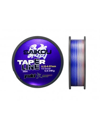 Nylon conique Saikou Taper Line Cast Yuki 250m