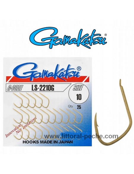 Hameçon LS-2210G Gold Gamakatsu (x25)