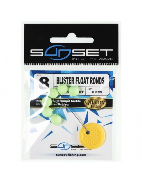 Perles flottantes rondes vert phospho green Sunset
